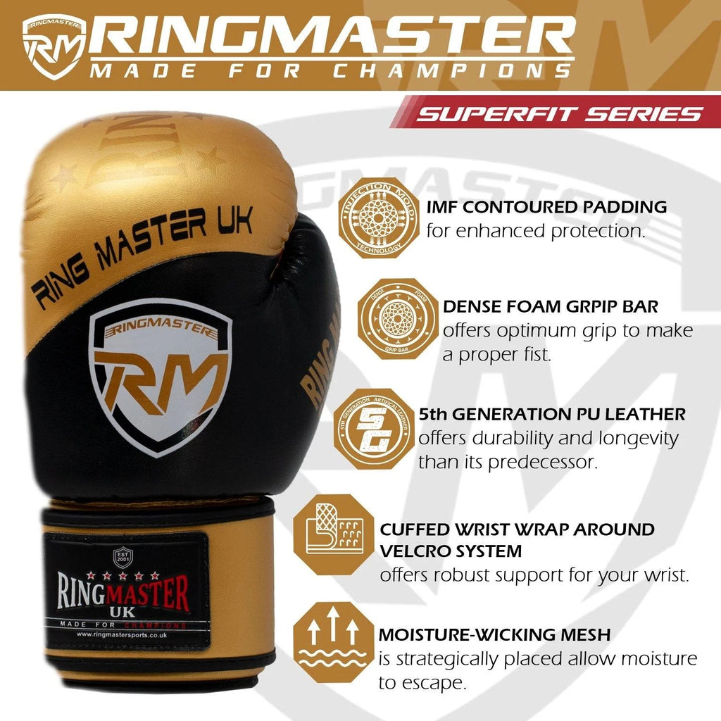 RingMaster Sports Boxing Gloves Superfit Series