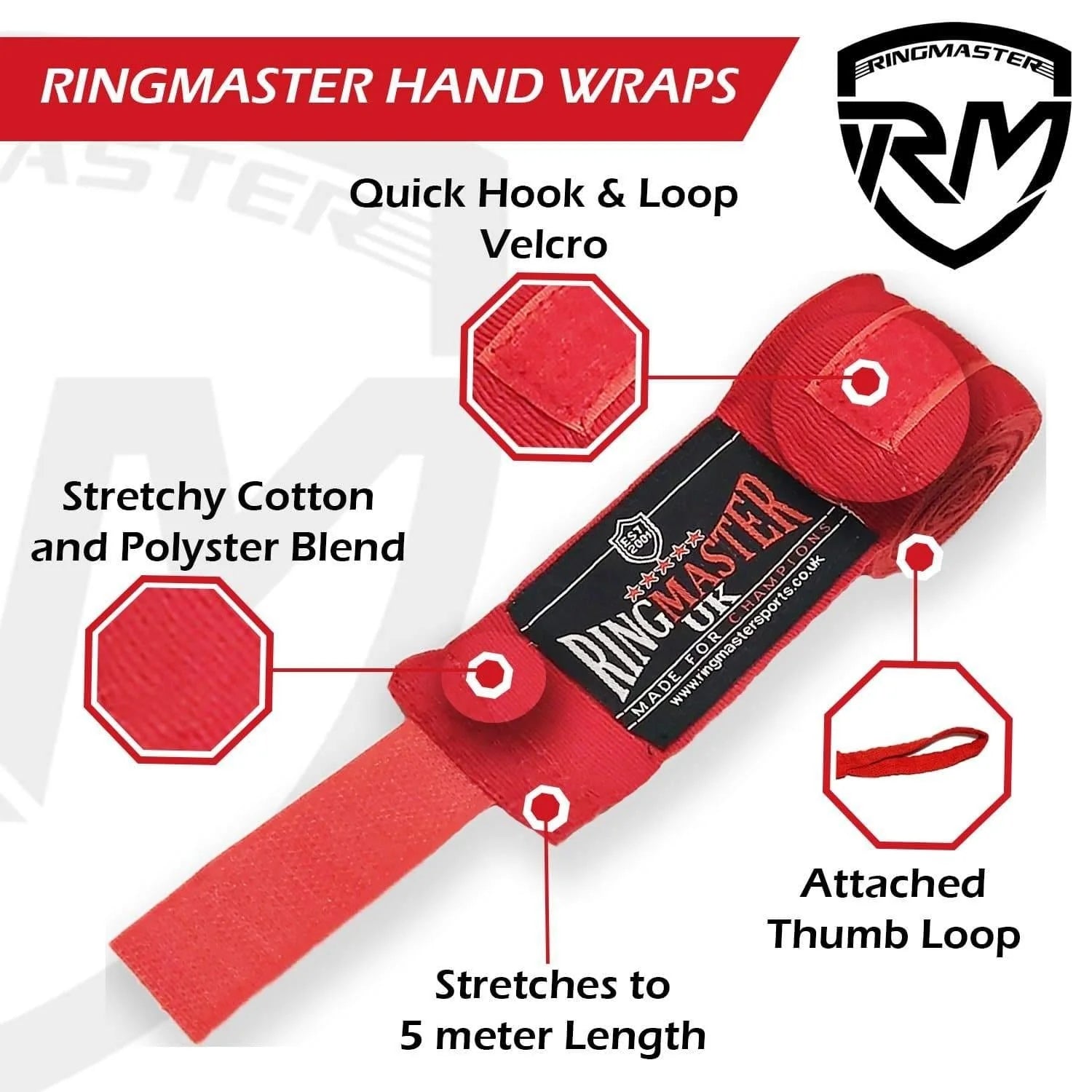 RingMaster Sports Hand Wraps
