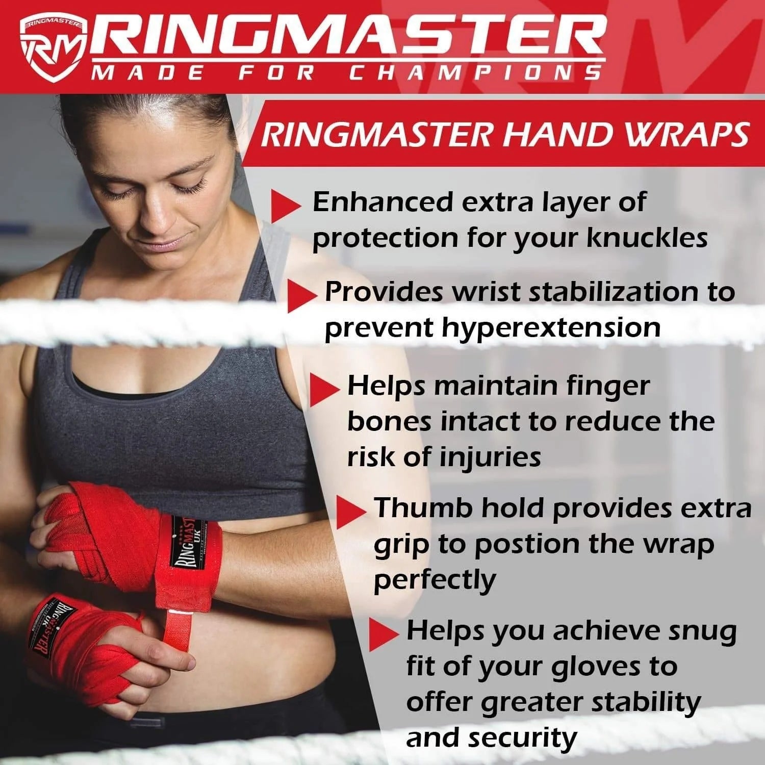 RingMaster Sports Hand Wraps