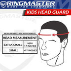 RingMaster Sports Kids Boxing HeadGuard Blue and White
