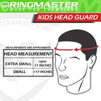 RingMaster Sports Kids Boxing HeadGuard Green and White