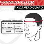 RingMaster Sports Kids Boxing HeadGuard Red and White