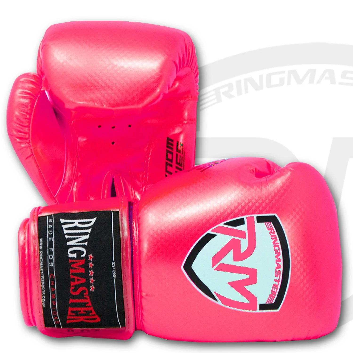 RingMaster Sports - Phenom Kids Boxing Gloves CarbonTech Hot Pink