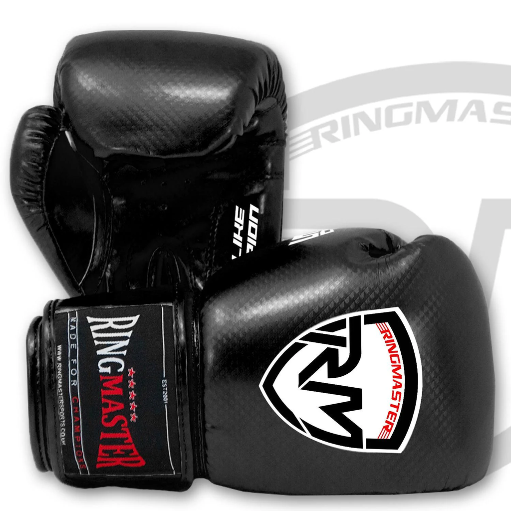 RingMaster Sports - Phenom Kids Boxing Gloves CarbonTech Black