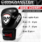 RingMaster Sports - Phenom Kids Boxing Gloves CarbonTech Black