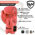 RingMaster Sports - Phenom Kids Boxing Gloves CarbonTech Pink