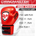 RingMaster Sports - Phenom Kids Boxing Gloves CarbonTech Red