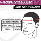 RingMaster Sports Kids Boxing HeadGuard Purple and White