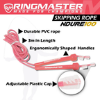 RINGMASTER SPORTS SKIPPING ROPE 2.5m PINK