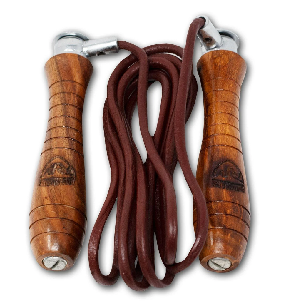 RingMaster Sports Heavy Duty Leather Skipping Rope
