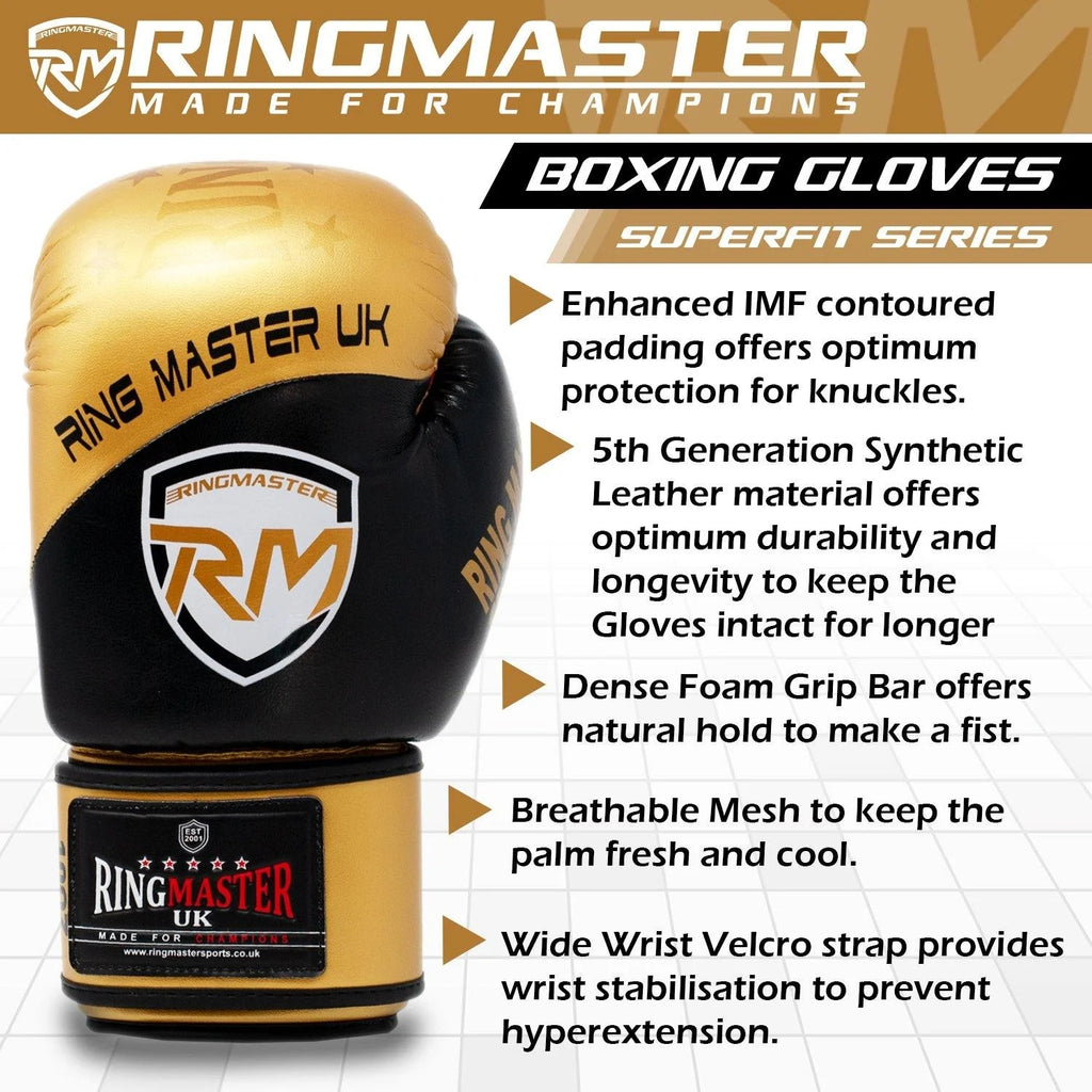 RingMaster Sports Boxing Gloves Superfit Series