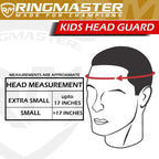 RingMaster Sports Kids Boxing HeadGuard Black and Gold